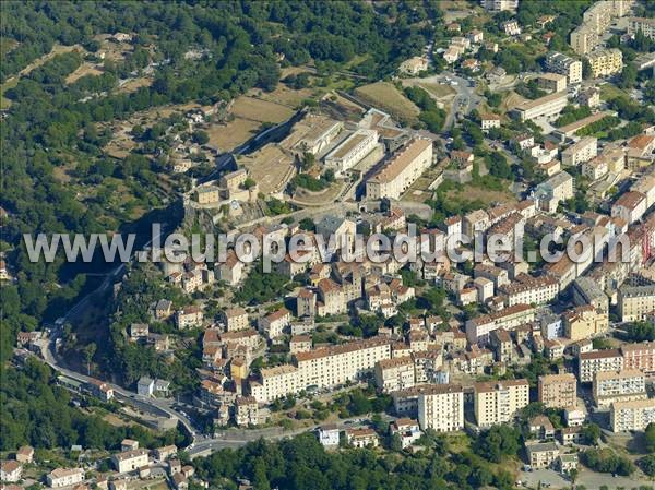 Photo aérienne de Corte