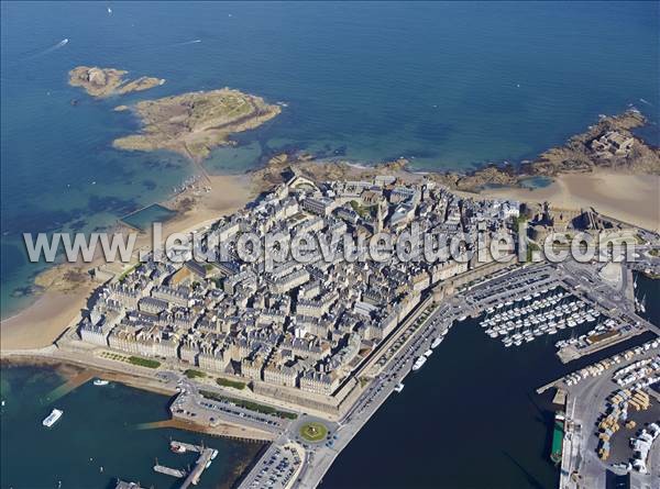 Photo aérienne de Saint-Malo