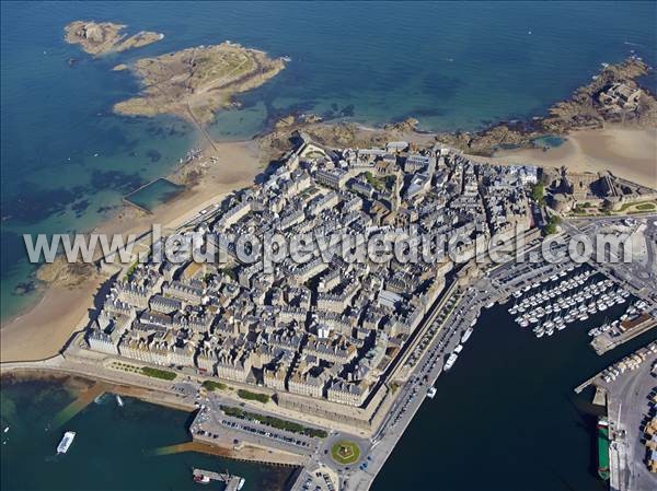 Photo aérienne de Saint-Malo