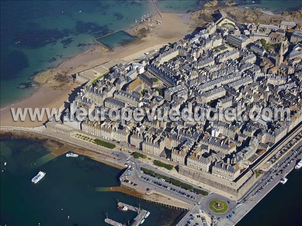 Photo aérienne de Saint-Malo