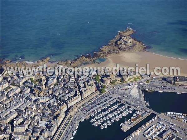 Photo aérienne de Saint-Malo