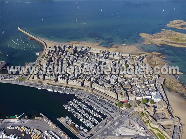 Photo aérienne de Saint-Malo