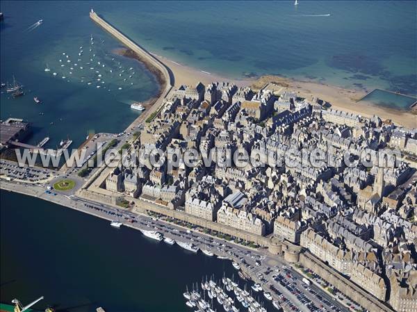 Photo aérienne de Saint-Malo