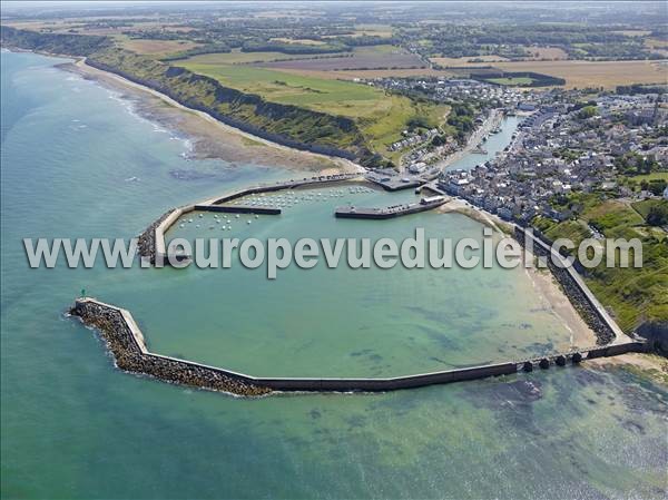 Photo aérienne de Port-en-Bessin-Huppain