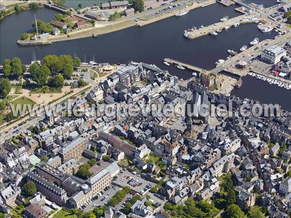 Photo aérienne de Honfleur