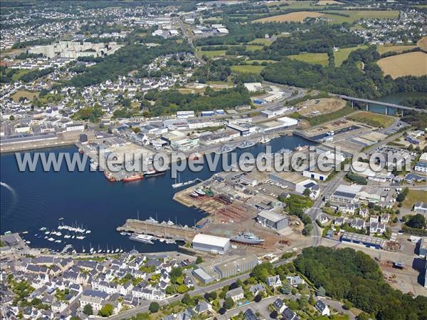 Photo aérienne de Concarneau