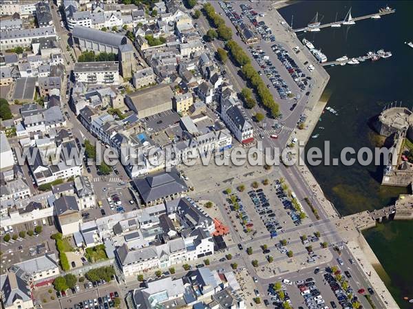 Photo aérienne de Concarneau