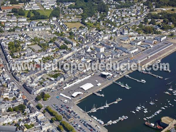 Photo aérienne de Concarneau