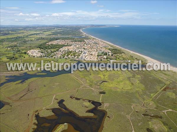 Photo aérienne de Portiragnes