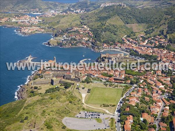 Photo aérienne de Collioure