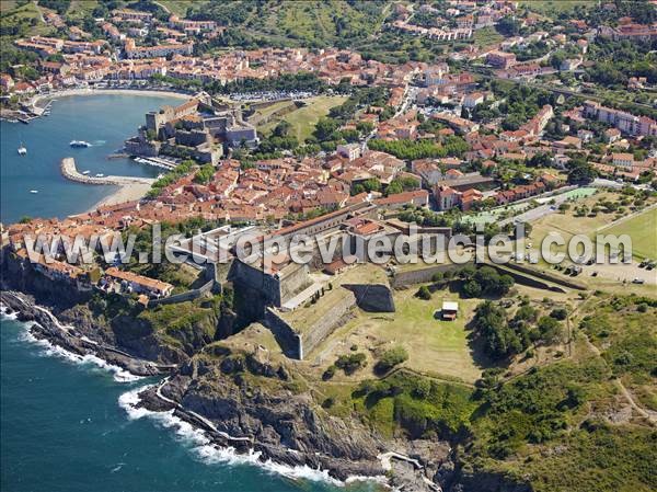 Photo aérienne de Collioure