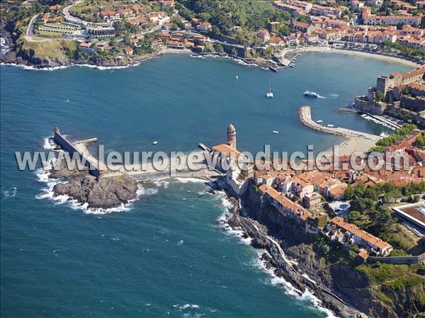 Photo aérienne de Collioure