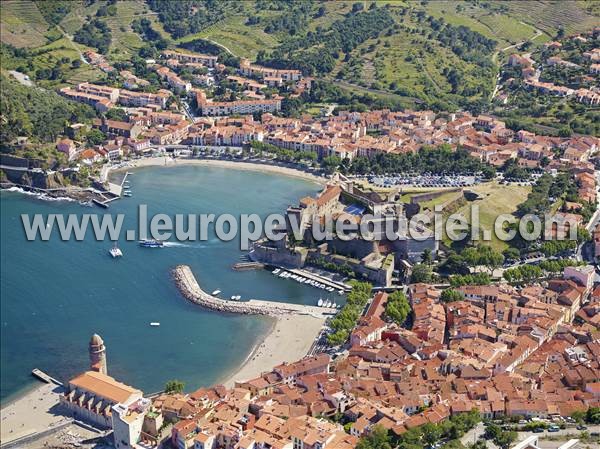 Photo aérienne de Collioure