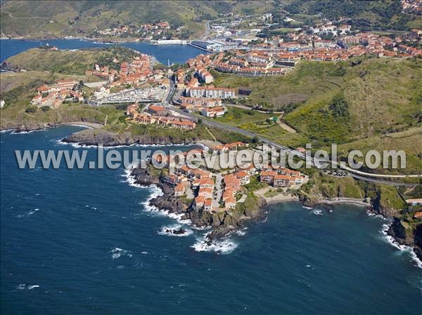 Photo aérienne de Collioure