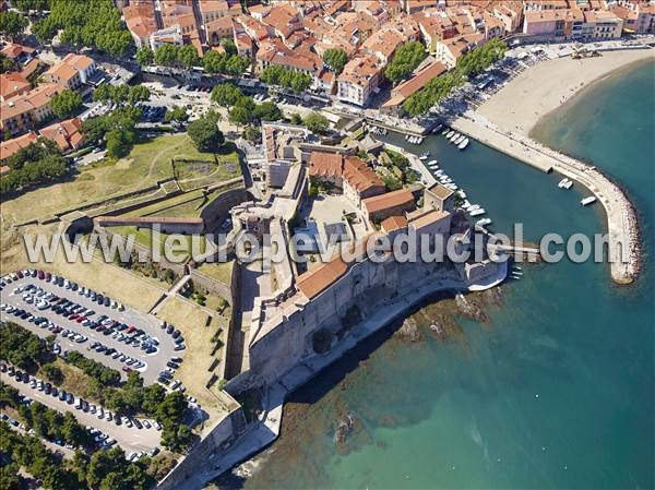 Photo aérienne de Collioure