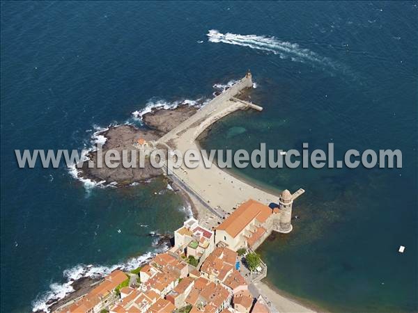 Photo aérienne de Collioure