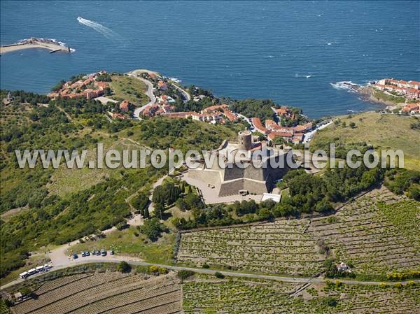 Photo aérienne de Collioure