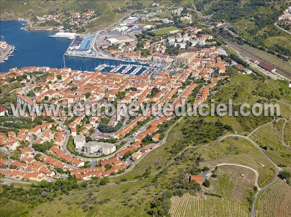 Photo aérienne de Collioure