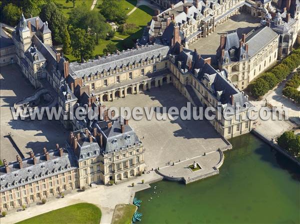 Photo aérienne de Fontainebleau