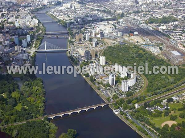 Photo aérienne de Nantes