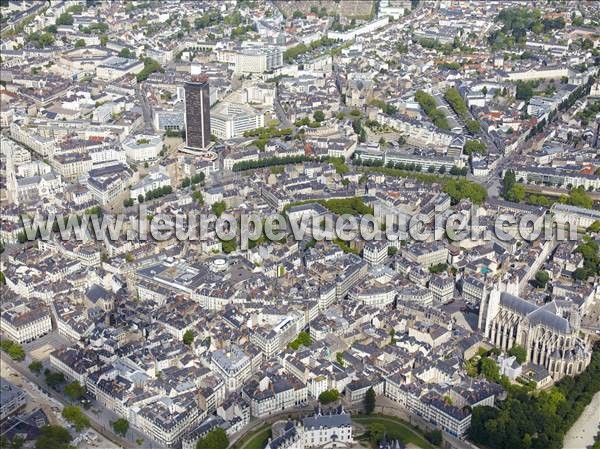 Photo aérienne de Nantes