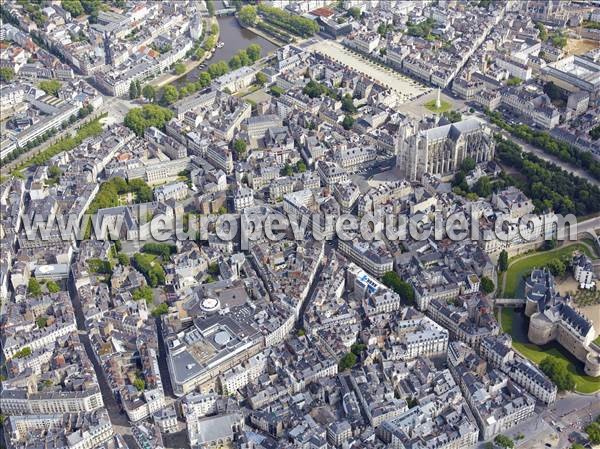 Photo aérienne de Nantes