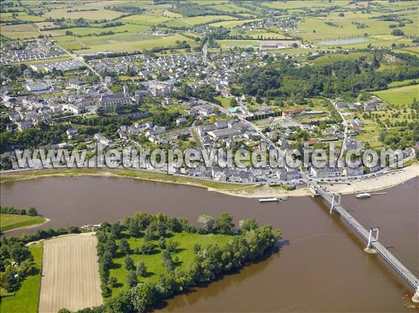 Photo aérienne de Montjean-sur-Loire