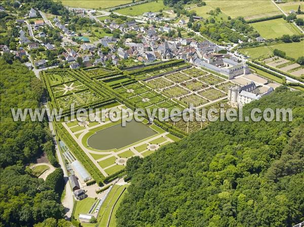 Photo aérienne de Villandry