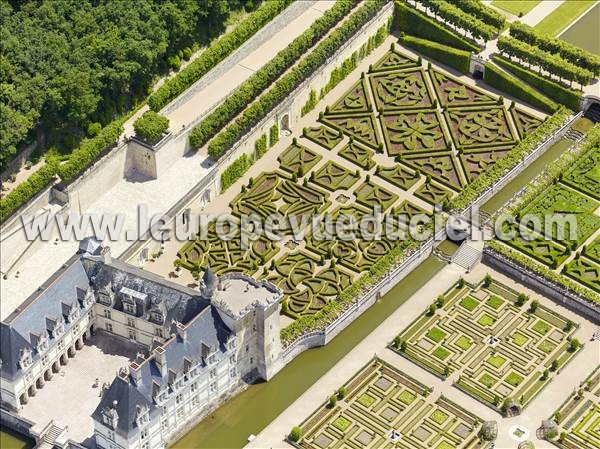 Photo aérienne de Villandry