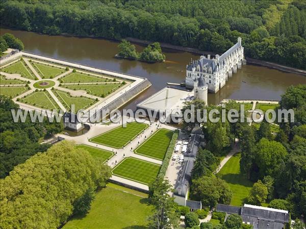 Photo aérienne de Chenonceaux