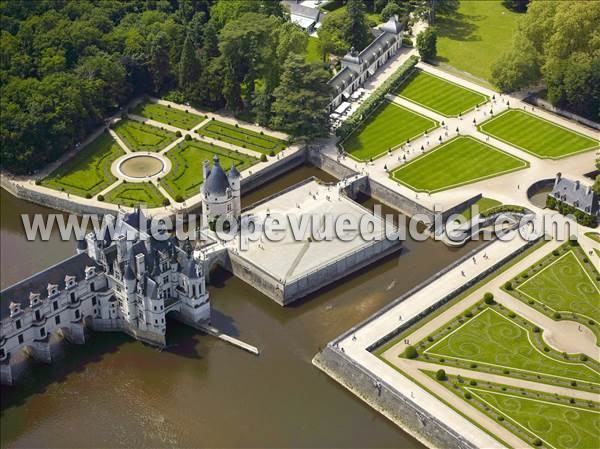 Photo aérienne de Chenonceaux