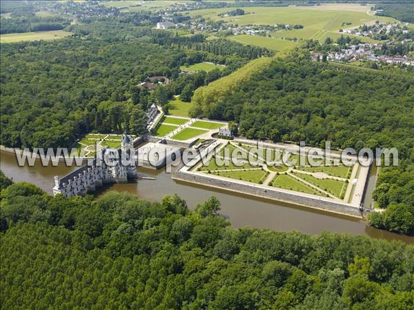 Photo aérienne de Chenonceaux