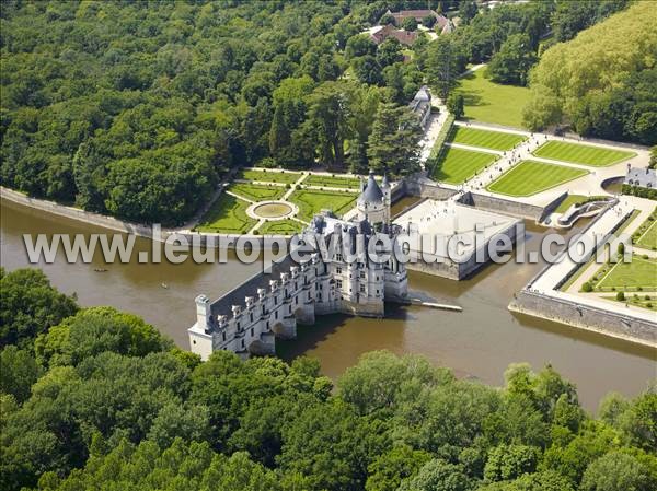 Photo aérienne de Chenonceaux