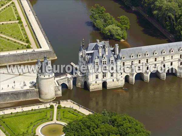 Photo aérienne de Chenonceaux