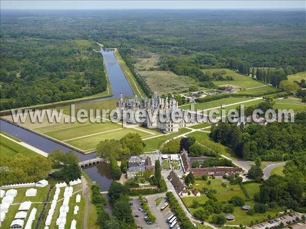 Photo aérienne de Chambord