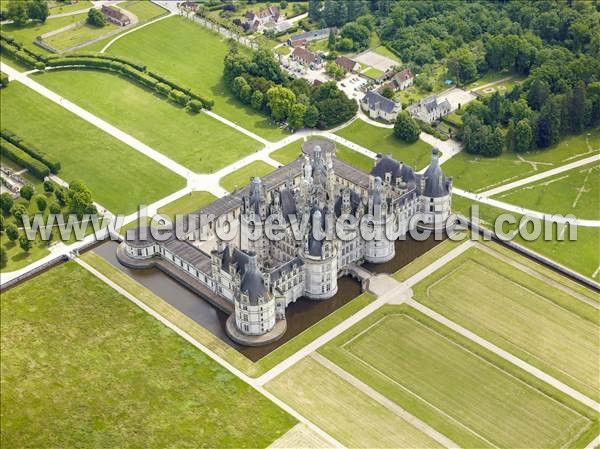 Photo aérienne de Chambord