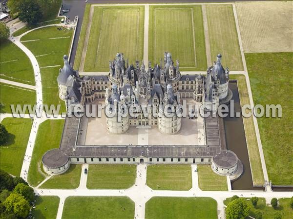 Photo aérienne de Chambord