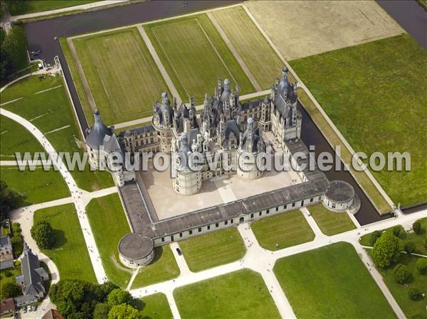 Photo aérienne de Chambord