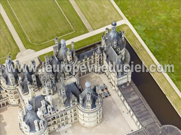 Photo aérienne de Chambord