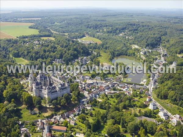 Photo aérienne de Pierrefonds