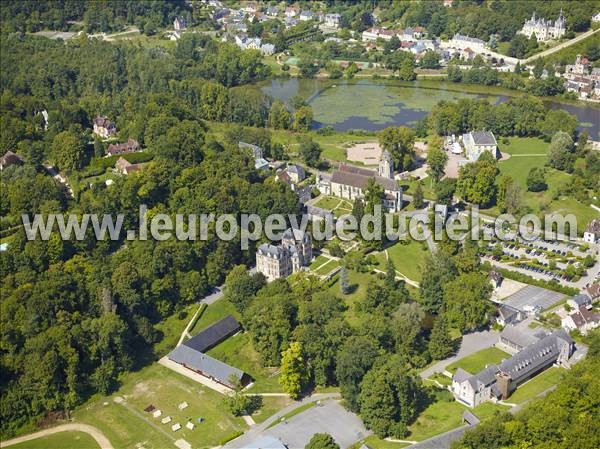 Photo aérienne de Pierrefonds