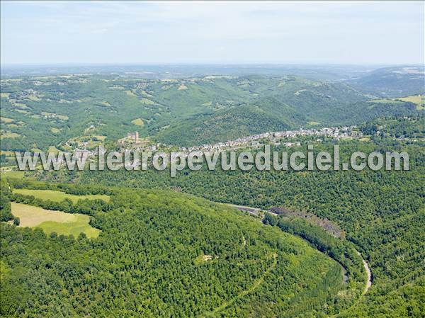 Photo aérienne de Najac