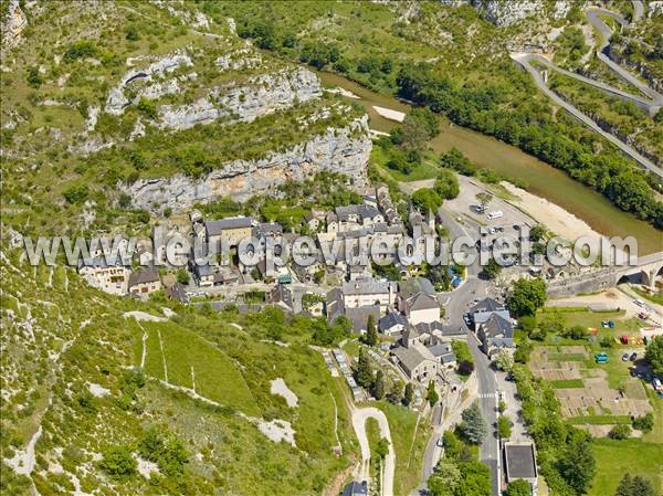 Photo aérienne de La Malène