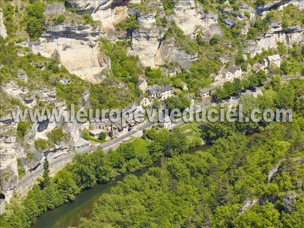 Photo aérienne de Sainte-Enimie