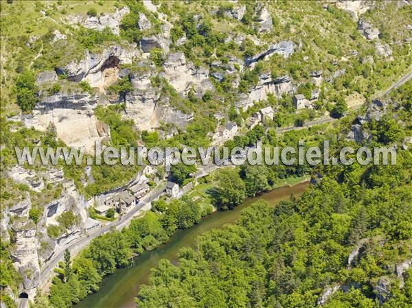 Photo aérienne de Sainte-Enimie