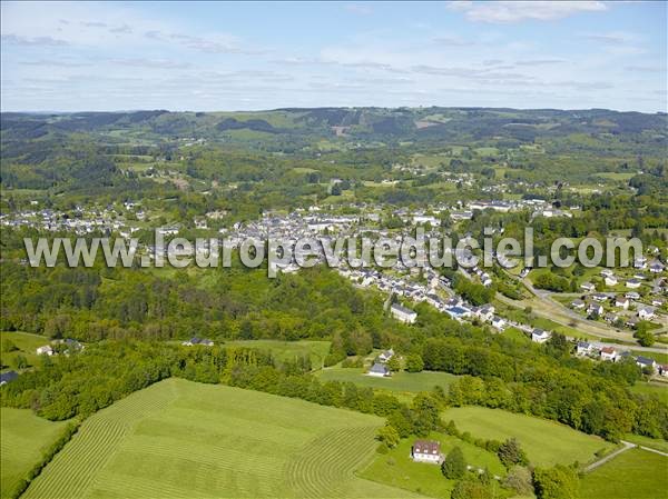 Photo aérienne de Treignac