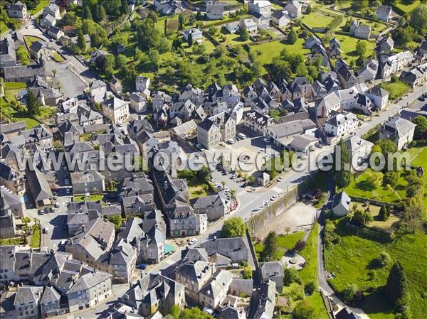 Photo aérienne de Treignac