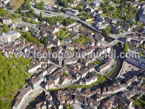 Photo aérienne de Aubusson