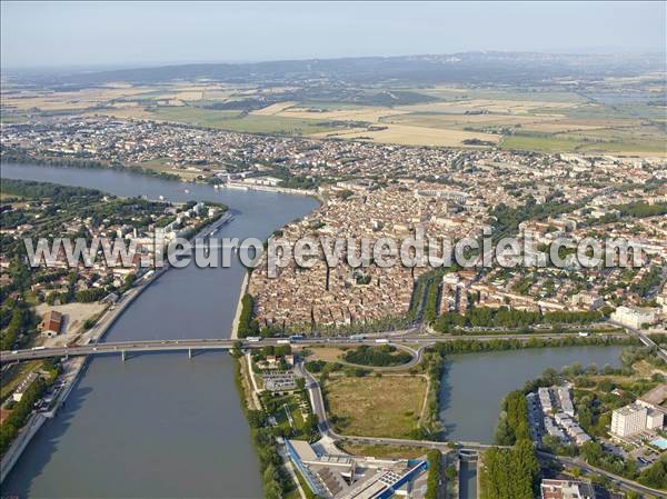 Photo aérienne de Arles