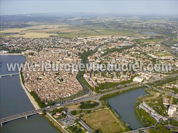 Photo aérienne de Arles